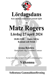 Dans till Matz Rogers i Rotebro 27:e april 2024