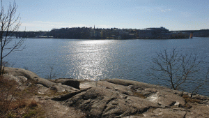 Kungsholms strand (från vandring Södermalm-Solna 2020-03-26)