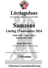 Dams till Samzons i Rotebro 23 Nov 2024