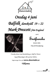 Balfolk med Mark Prescott & Småfranska