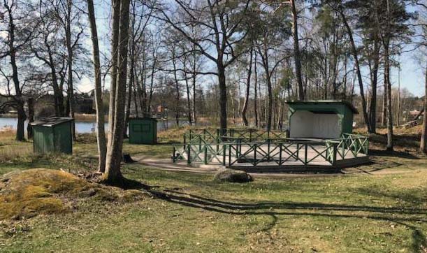 Dansbanan vid Herrängens gård, före renoveringen 2025