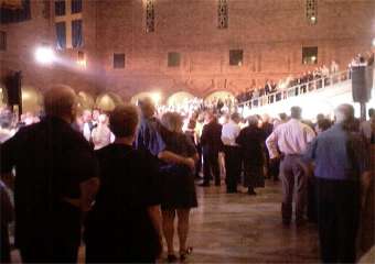 Dans på Blå hallen i Stockholms Stadshus, Stockholms 750-årsjubilem