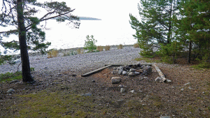 Strandbild från Gålö