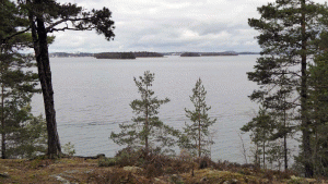 Vandring på Lidingö - utsikt mot Stora Värtan