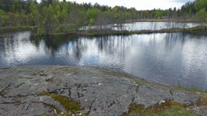 Namnlös sjö i närheten av Höjden