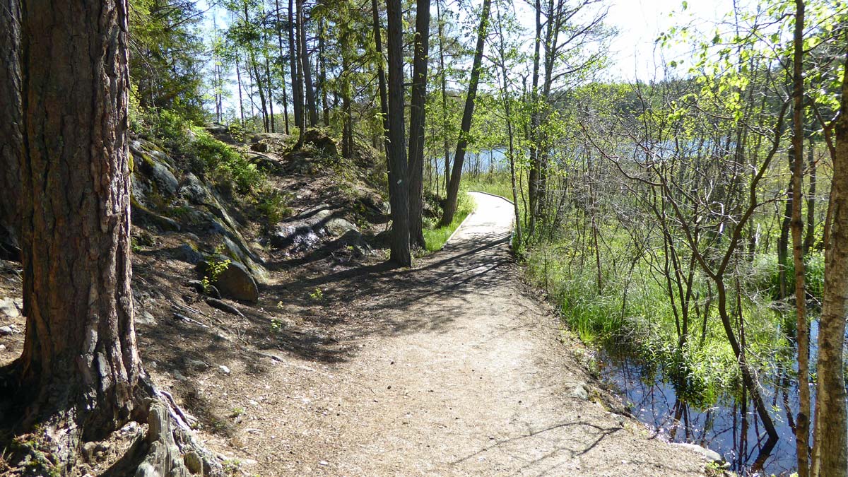 Promenadvägen vid Bylsjön