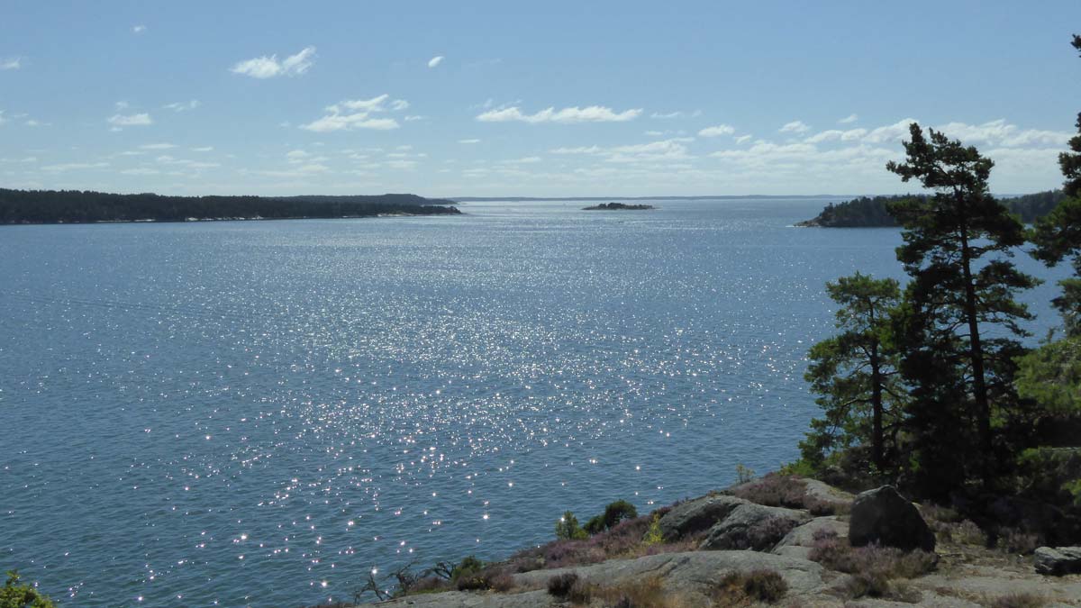 Utsikt från Gålö mot Mysingsholm och Mysingen
