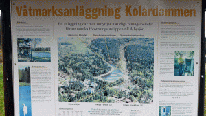 Information om våtmarksanläggningen vid Kolardammen