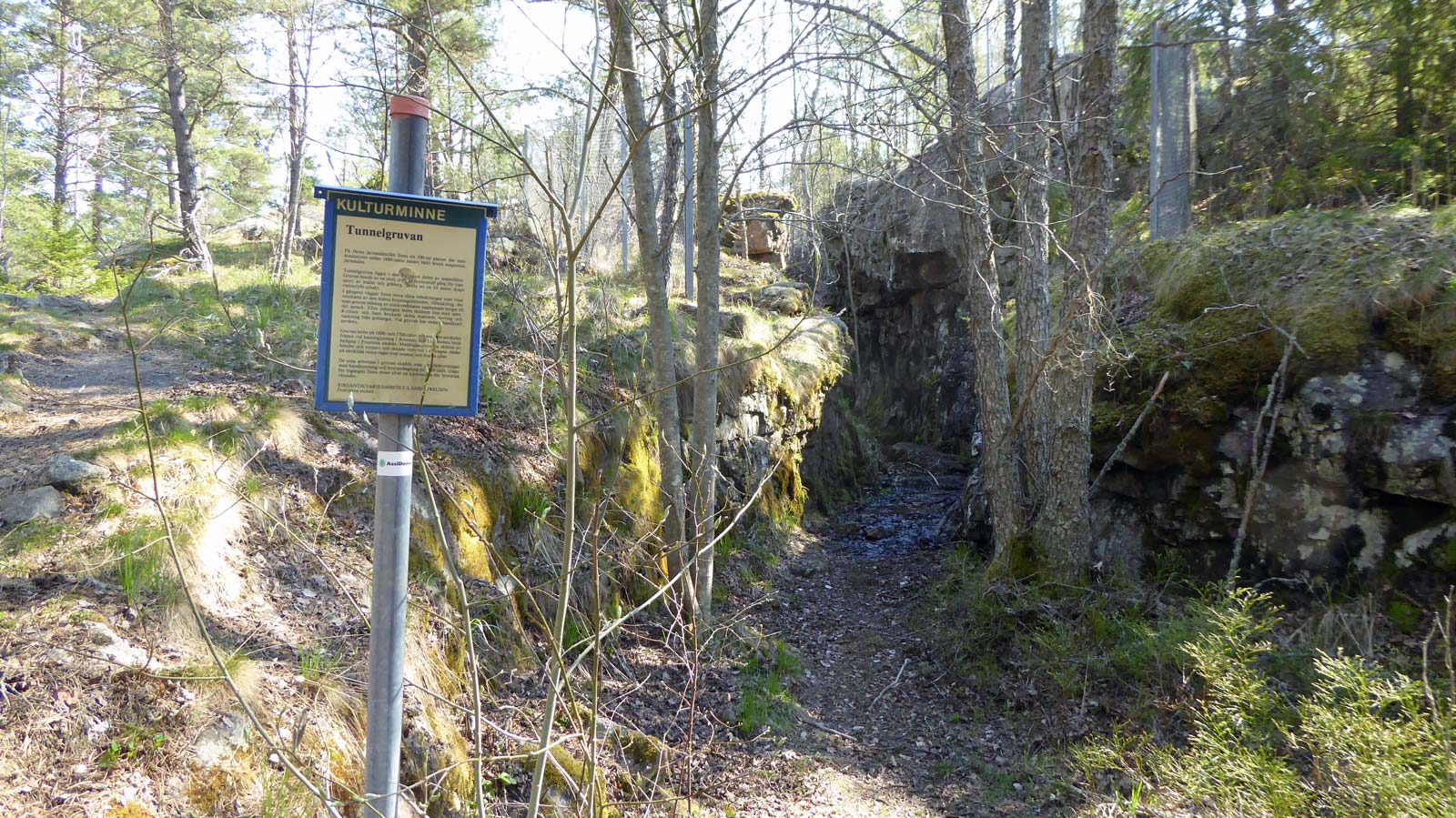 Tunnelgruvan nära Järna