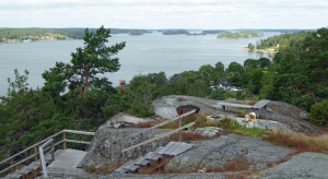 Tynningö klack - utsikt mot Lidingö och Stockholm