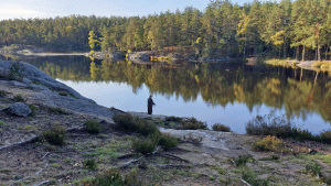 Sandasjön (vandring Tenntorp-Skarpnäck 231010)