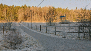 Skön avslappnad vandring i härlig februarisol