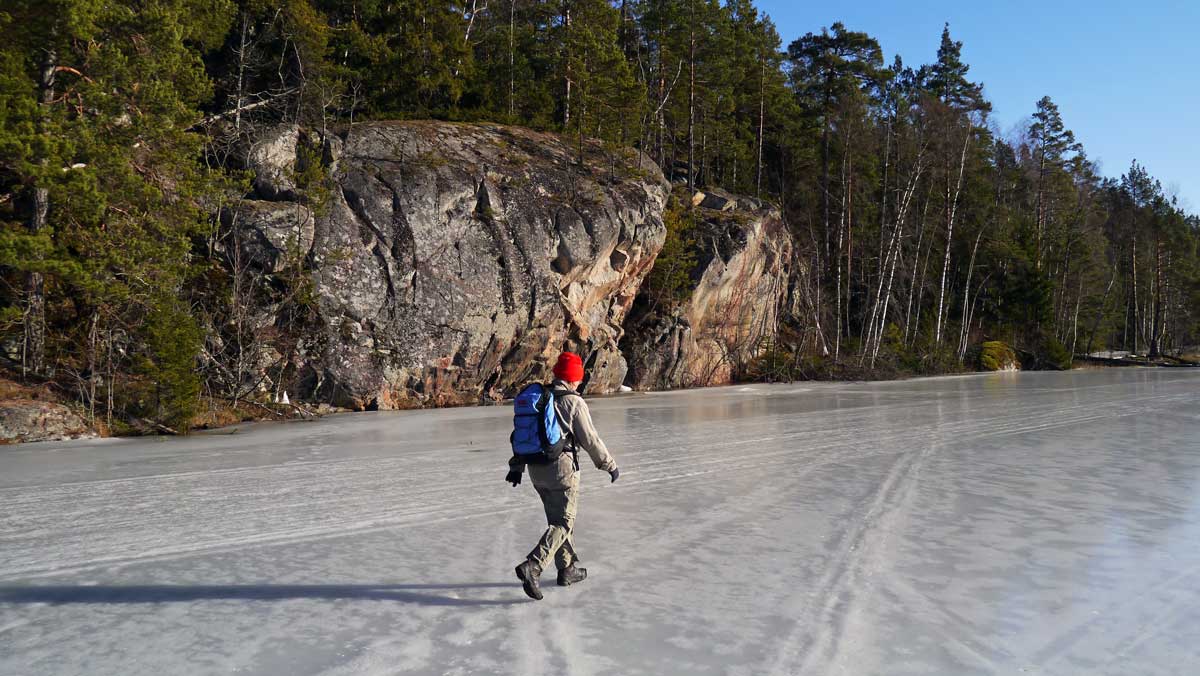 Vandring från Nyfors till Sandemar 3:e mars 2012